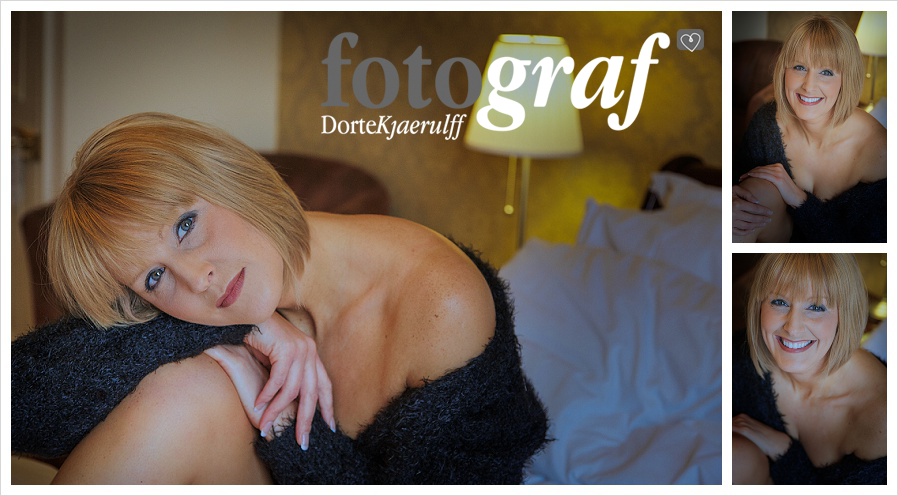 Boudoir photography - wearing chunky jumper