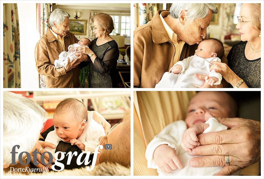 Baby lifestyle photography with grandparents