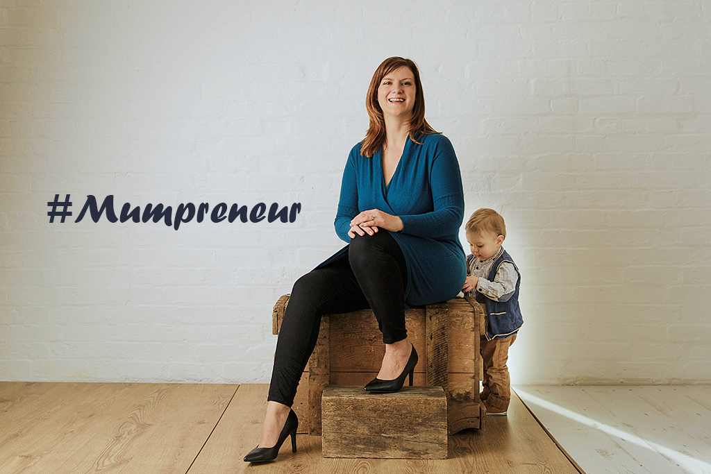 Mum with one hand, running a business with the other…