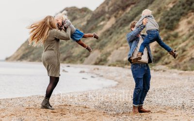 Featured family photography, beach location