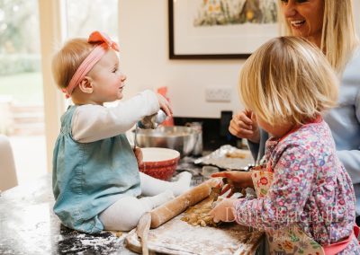 At home Christmas photography